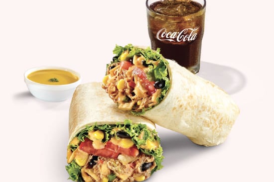 Wrap Carne Mechada +bebida +acompañamien