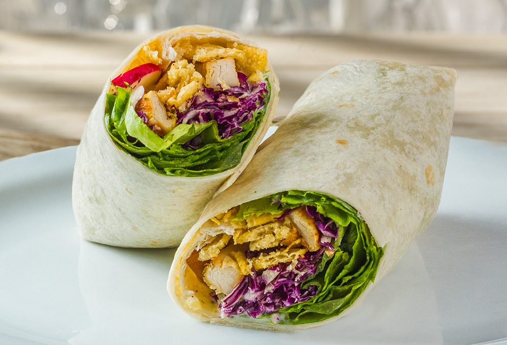 Wrap De Pollo Grill +acompañamiento