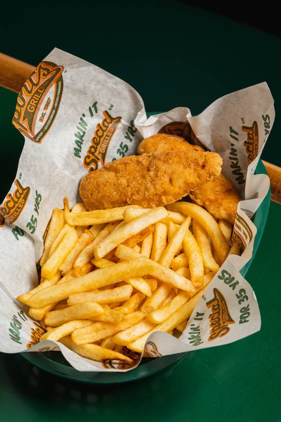 Kids Fried Chicken Fingers and Fries