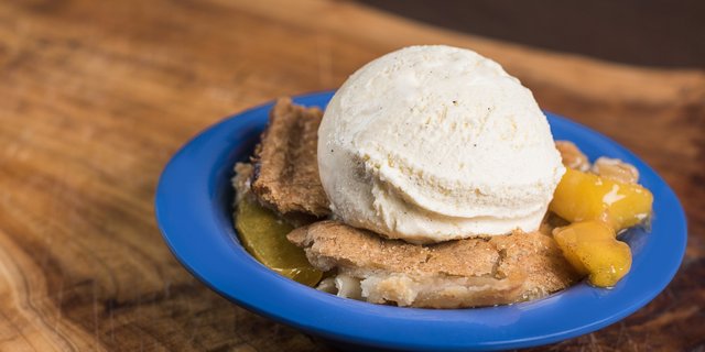 Individual Peach Cobbler