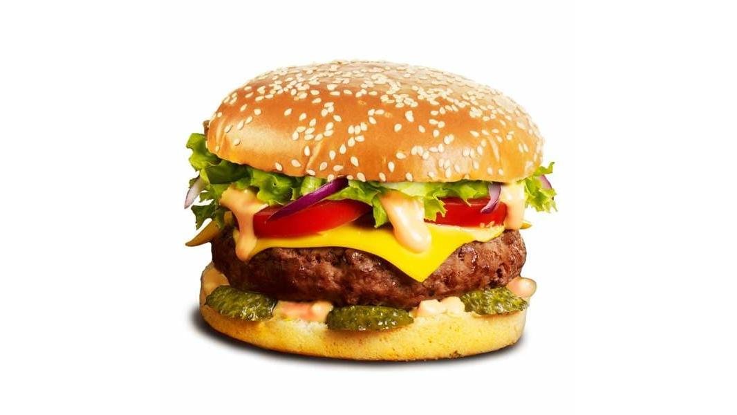 American cheese burger vită