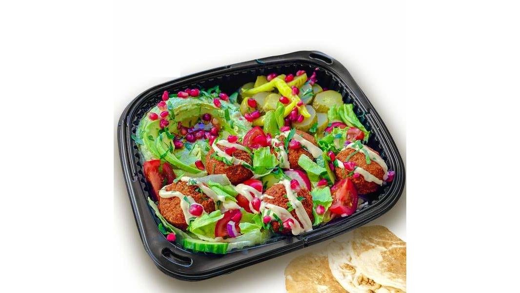 Falafel avocado platou