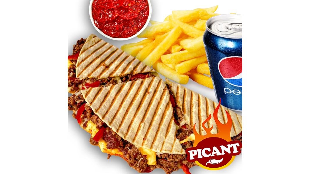 Meniu Quesadilla Vită