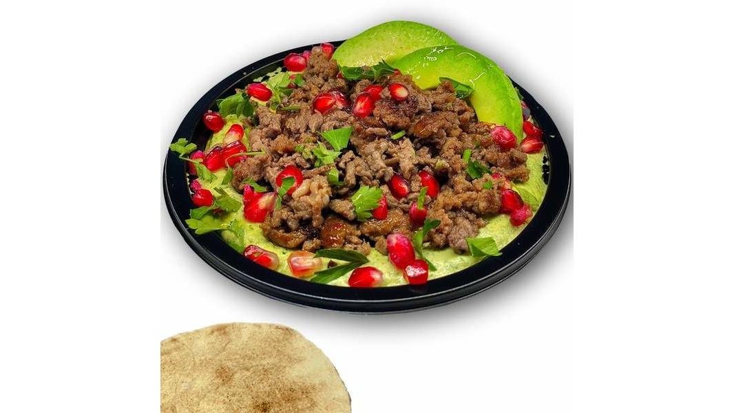 Mezze Hummus Avocado cu Vită