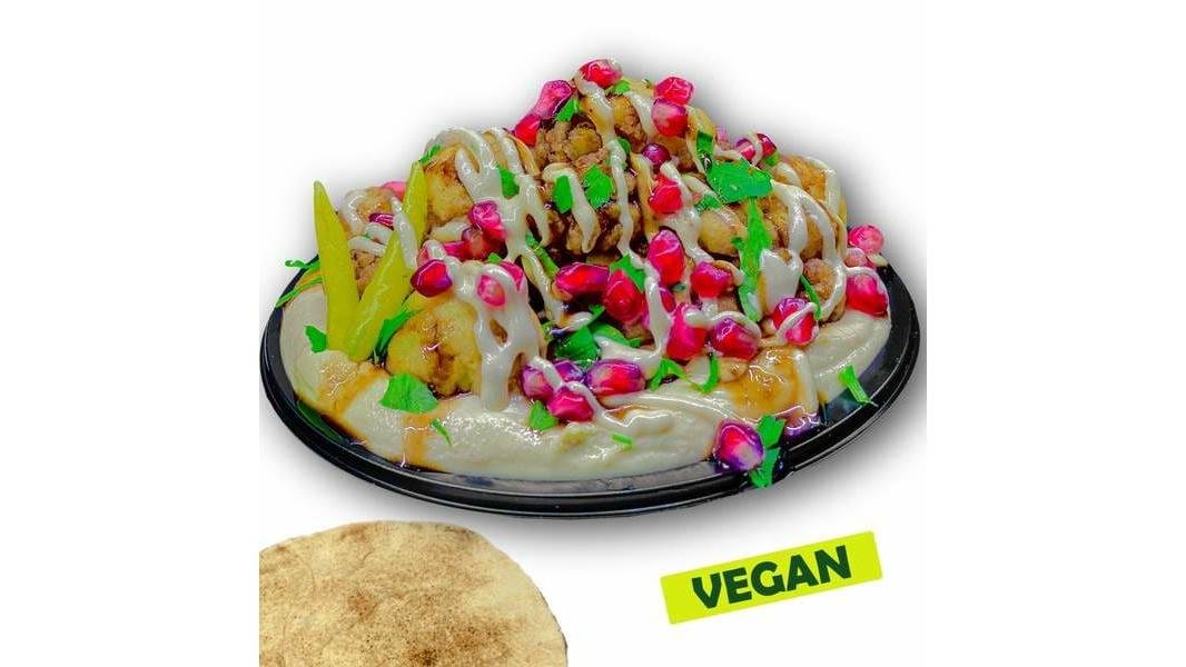 Mezze Hummus cu Conopidă prăjită