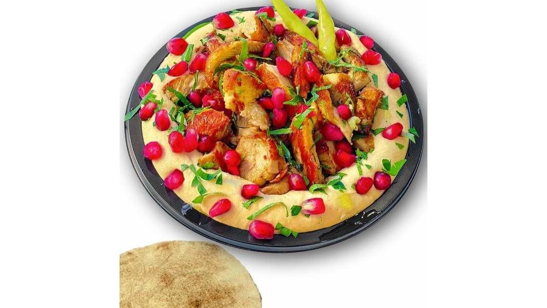 Mezze Hummus cu Pui