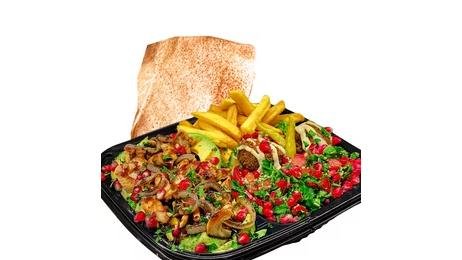 Mix  Mezze Hummus Avocado Ras Asfour Pui