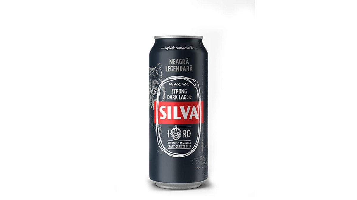 Silva Strong Dark Beer doza 500 ml