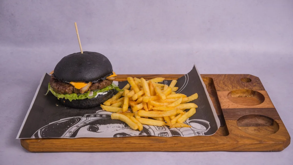 Black burger