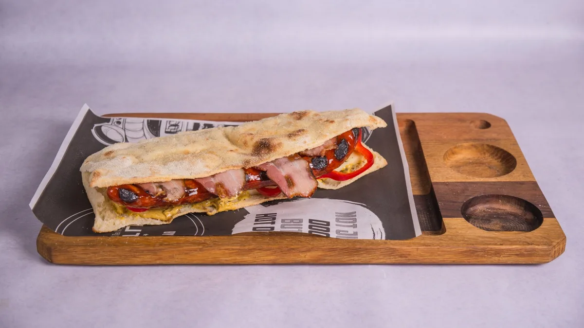 Cubano hot dog