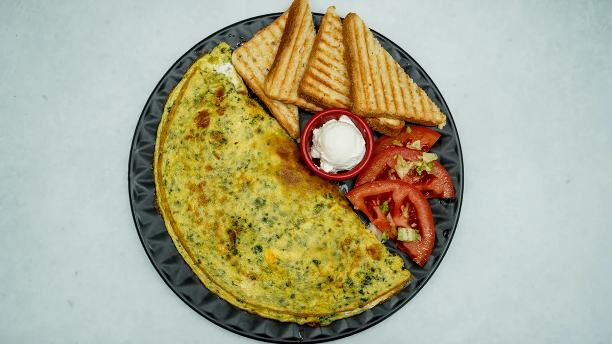Omlet sir spanać