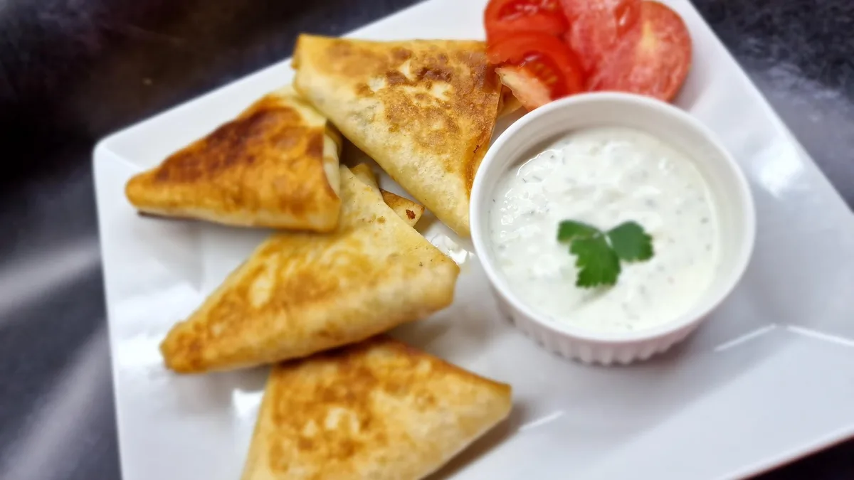 Quesadilla piletina curry