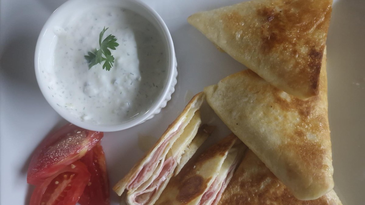 Quesadilla sunka kačkavalj