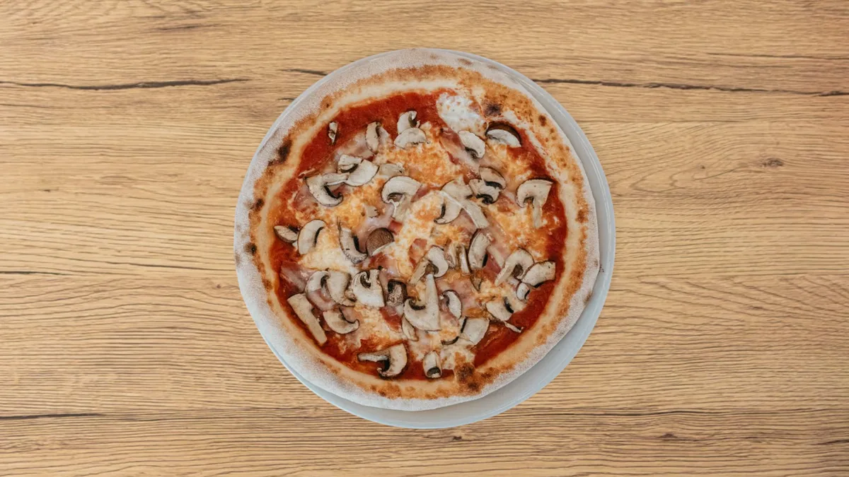 Pancetta e funghi