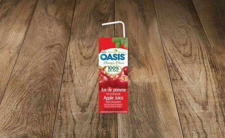 Jus de pomme Oasis en boîte / Oasis Apple Juice Box