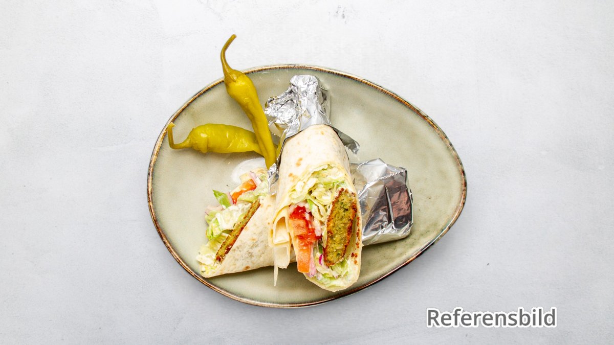 Vegansk Falafelrulle