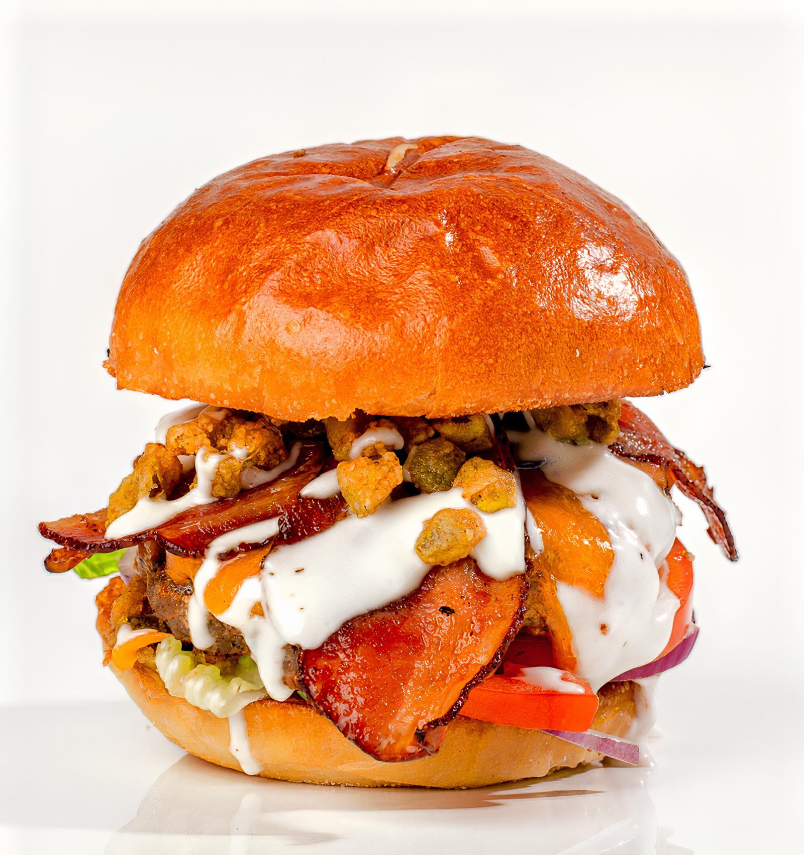 Bacon Cheddar Jalapeno Ranch Burger