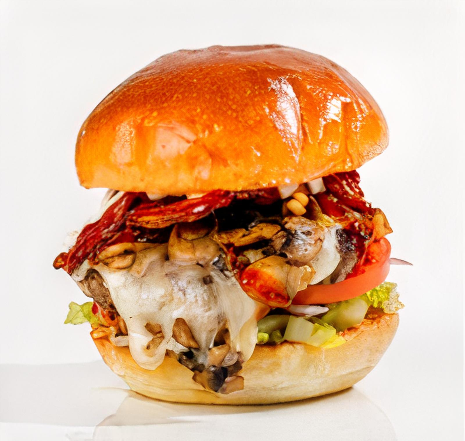 Loaded Mushroom Burger