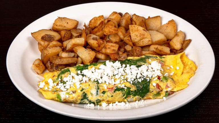 Spinach Omelette