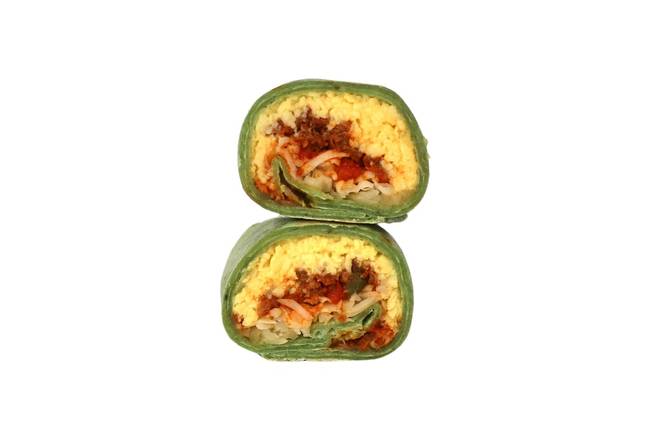 Breakfast Plant based "chorizo" burrito