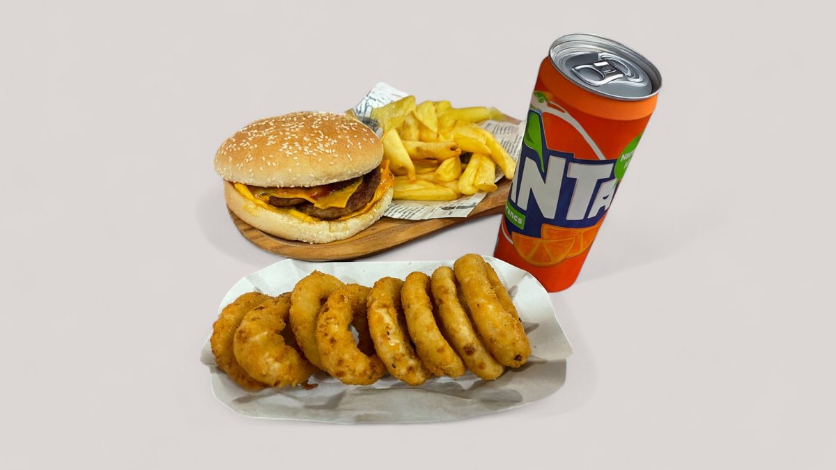 Sajtburger menü