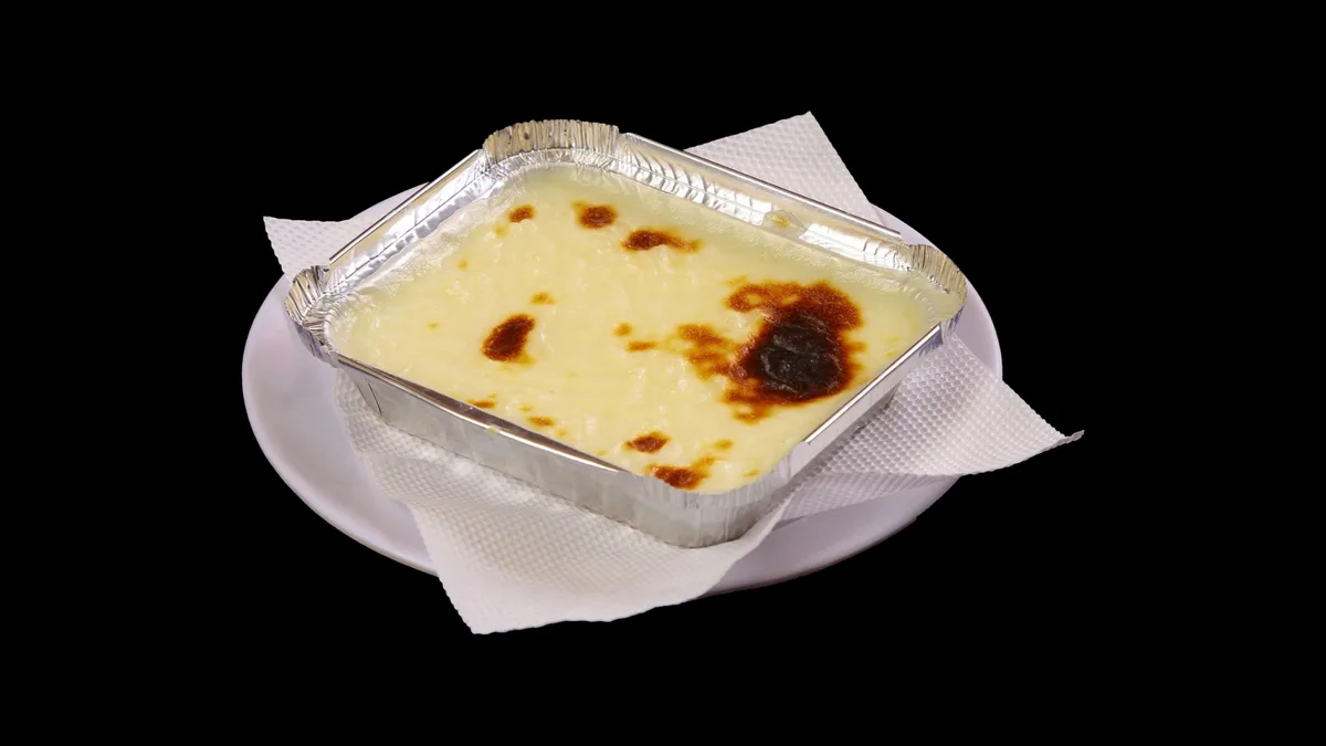 Kemencében sült tejberizs