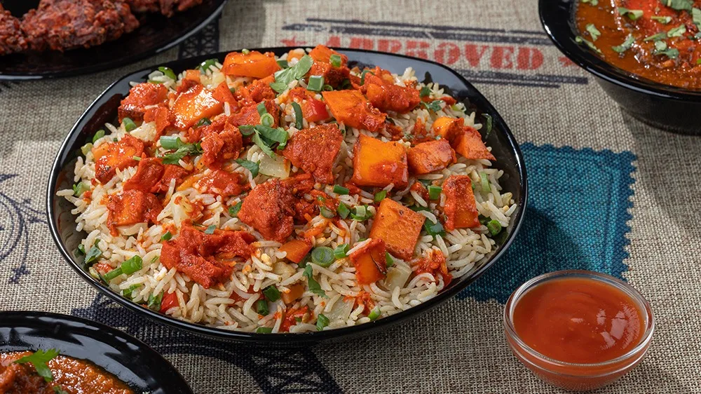 Paneer Tikka Fried Rice