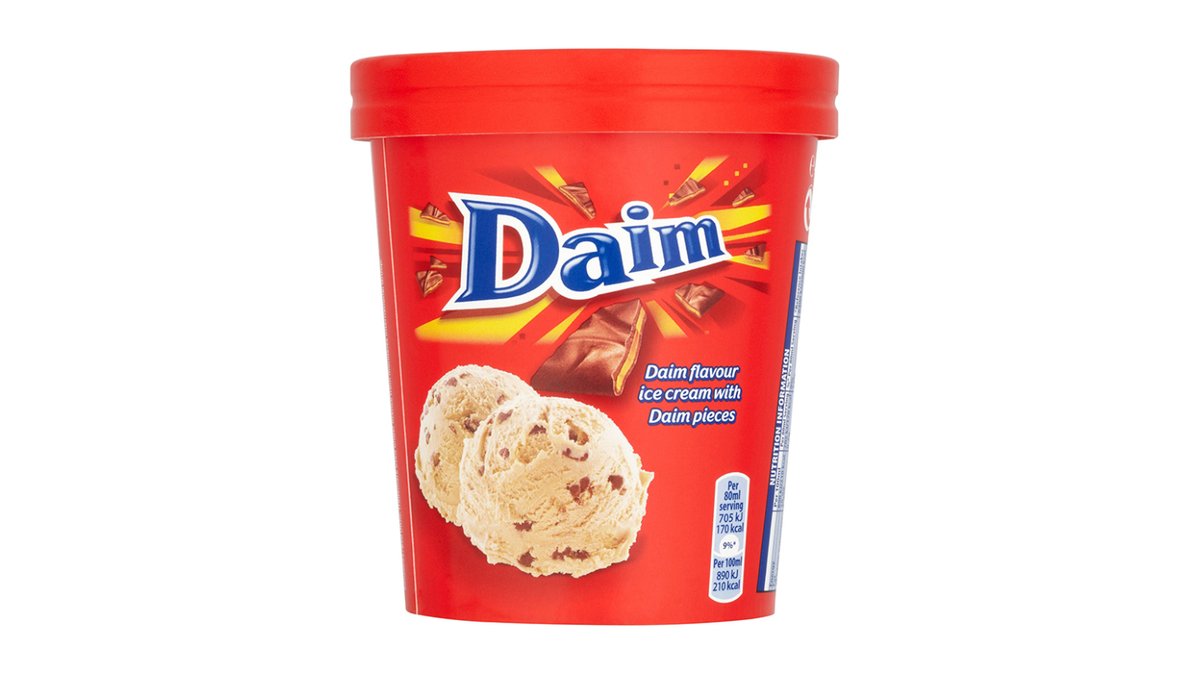 Daim Ice Cream Tub 480 ml