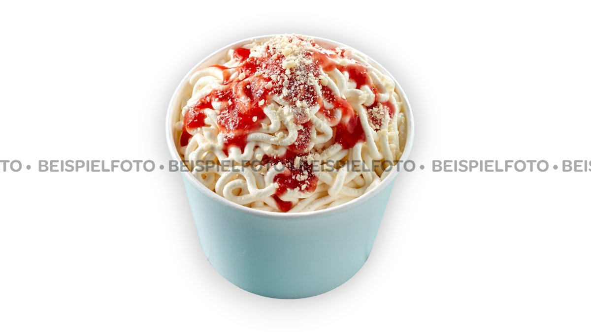 Spaghetti-Eis