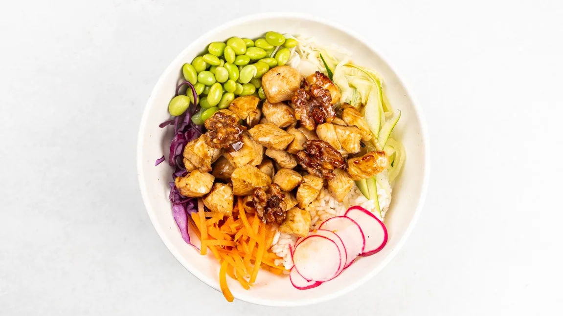 Poke bowl Piščanec