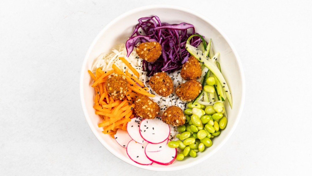 Poke bowl vegan
