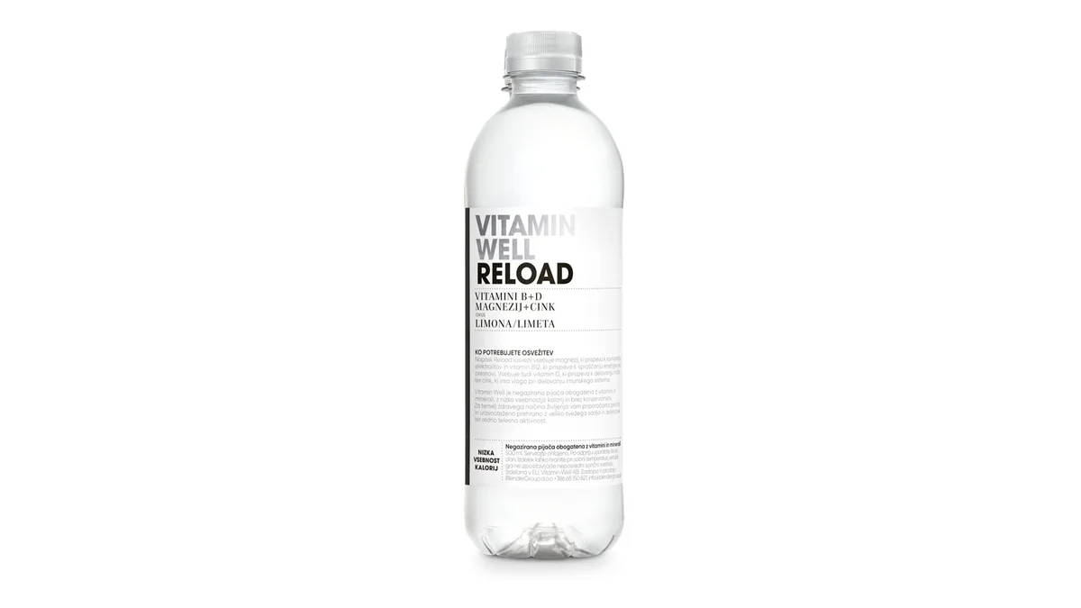 Voda z okusom Vitamin Well 0.5 l