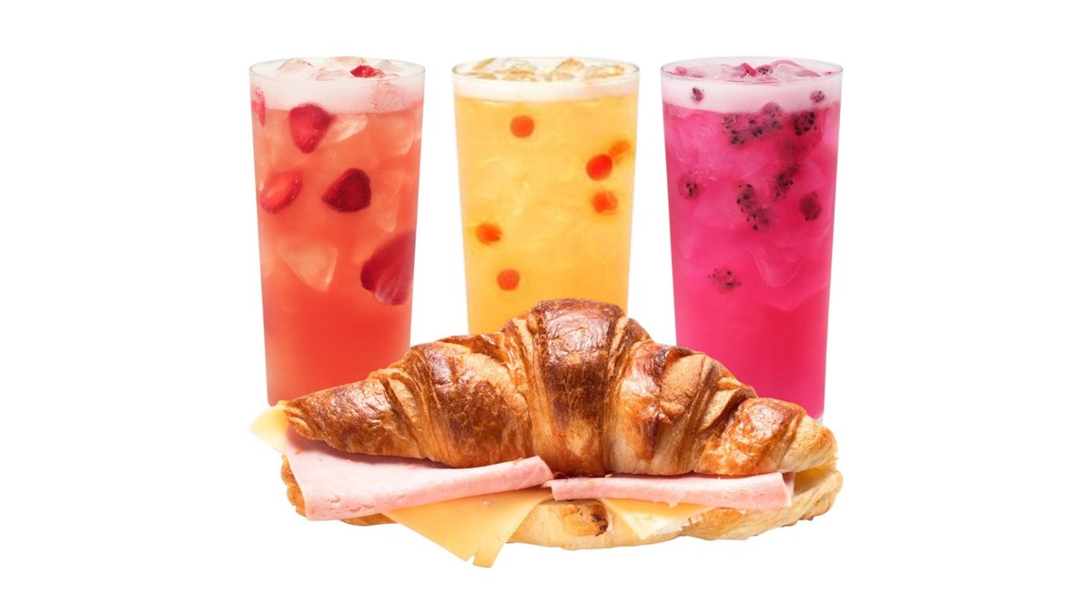 Summer Wolt combo: Кроасан Шунка и кашкавал + Refresha