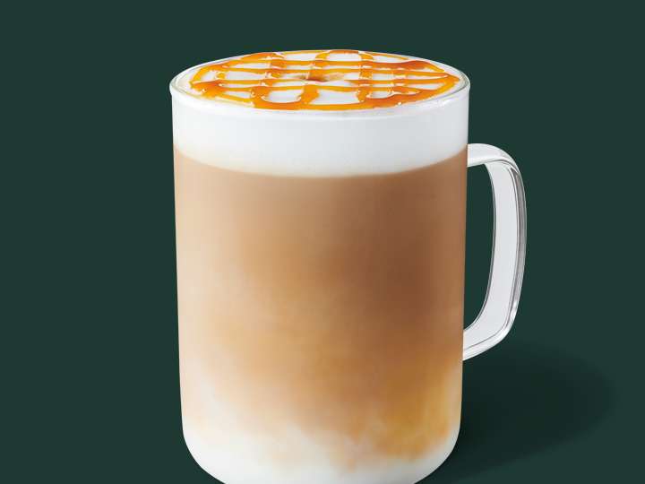 Caramelo Macchiato Latte Quente