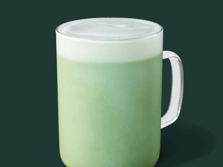 Chá Verde Latte Quente