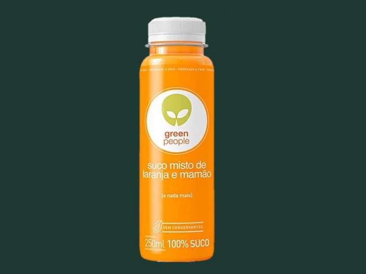 Suco de Laranja e Mamão - Greenpeople