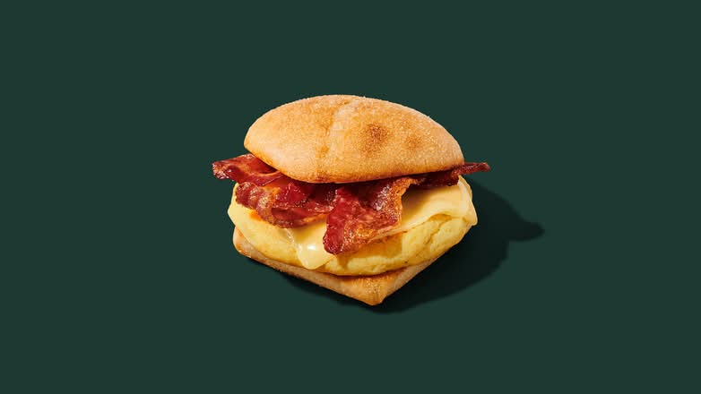 Bacon, Gouda and Egg Sandwich