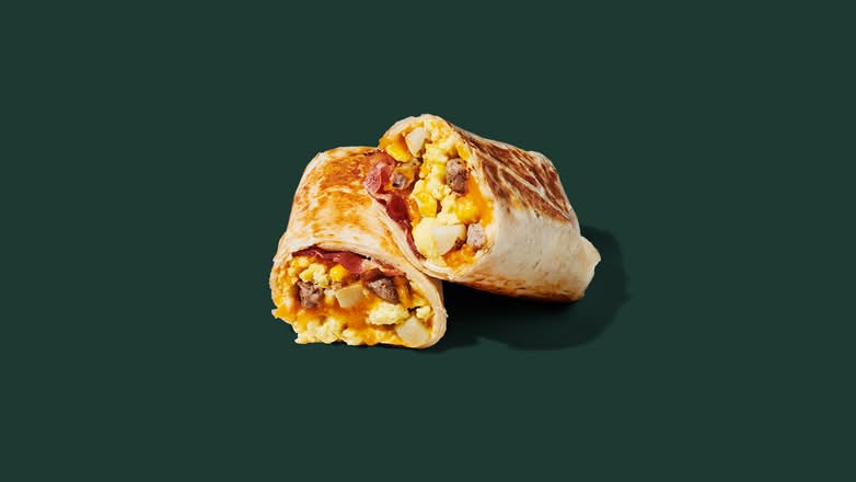 Bacon, Sausage and Egg Wrap