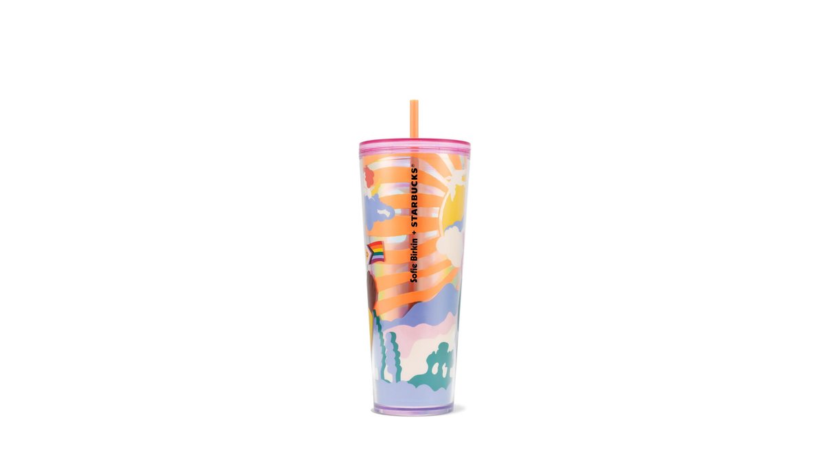 (911167229) Cold Cup Sofie Birkin Pride 24oz