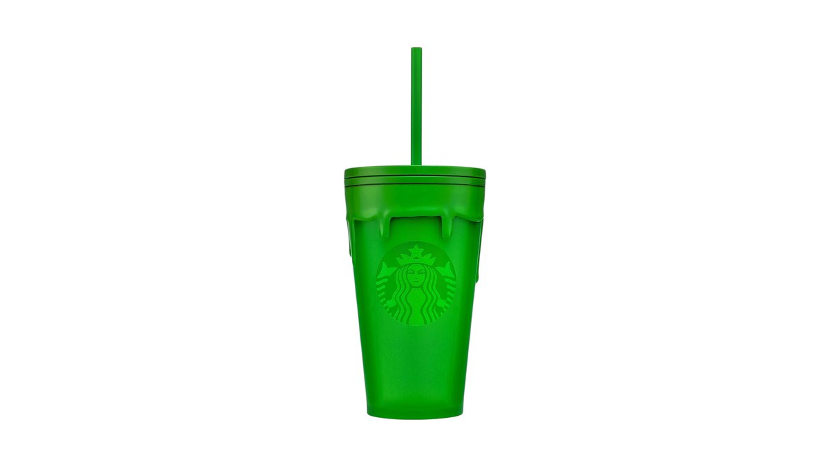 911170945 - Cold Cup Glow in the Dark Green 16oz