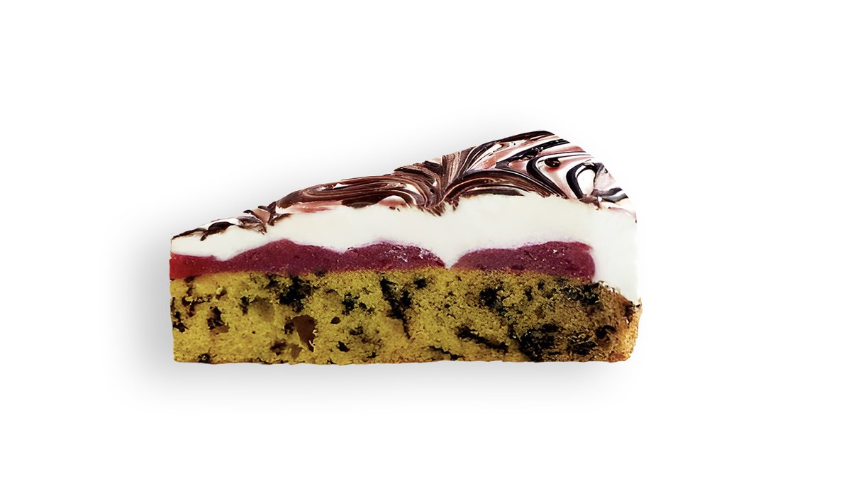 "Cake Raspberry - Stracciatella"