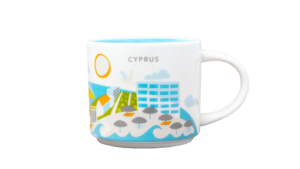 Ceramic Mug CYPRUS, "You Are Here Collection"
