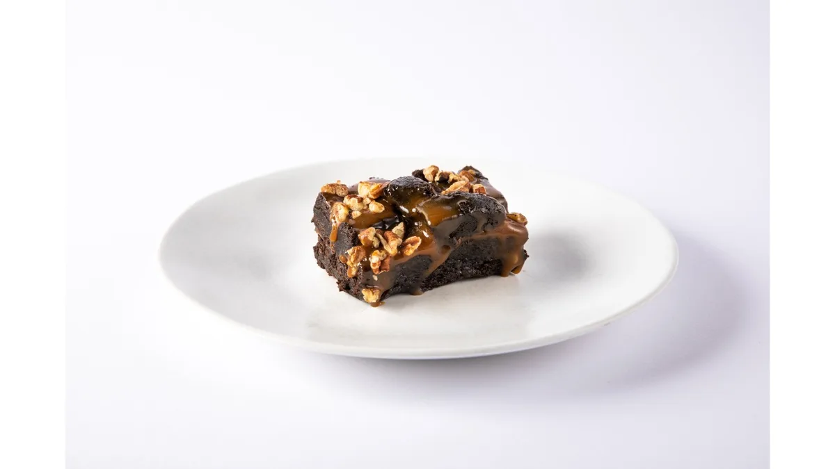 Chocolate Brownie with Caramel
