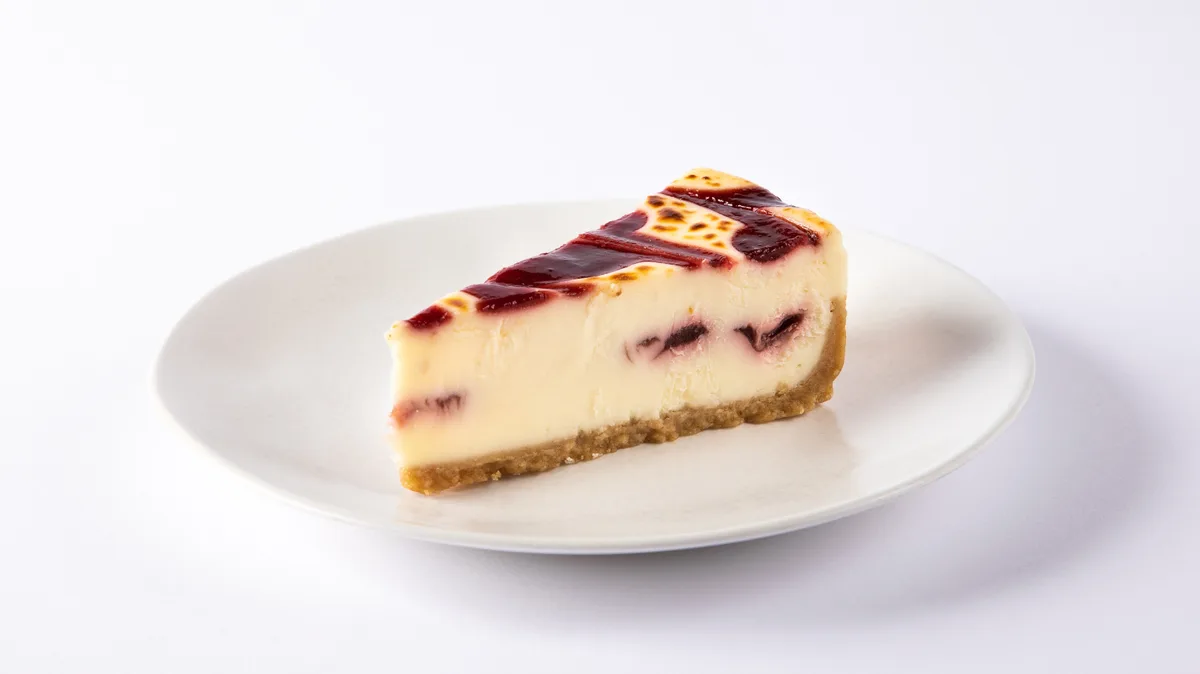 Raspberry White Chocolate Cheesecake
