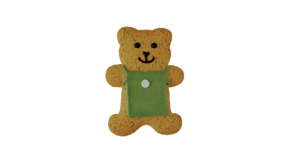 Μπισκότο με Γεύση Ginger σε Σχήμα Αρκουδάκι