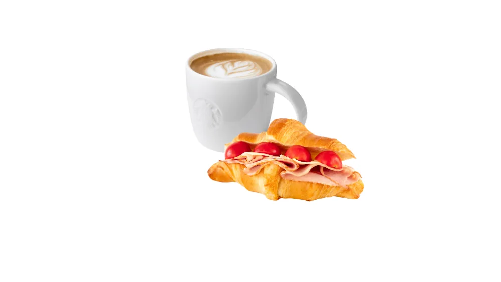 Brunch ajánlat croissant szendviccsel
