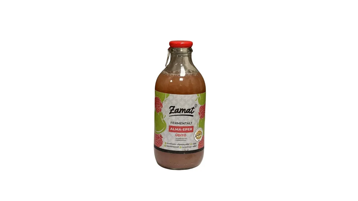 Fermentált alma-eper gyümölcslé