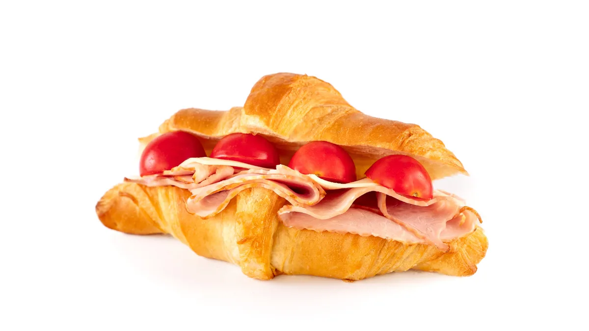 Sajtos sonkás croissant