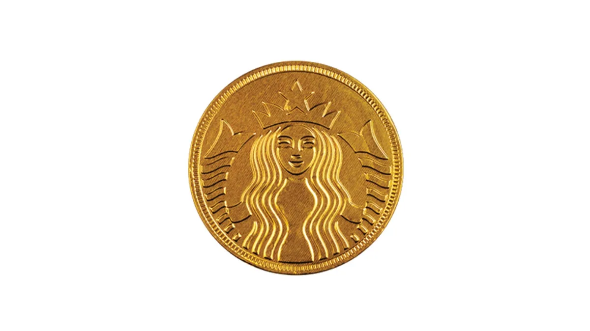 Starbucks csokoládé érme