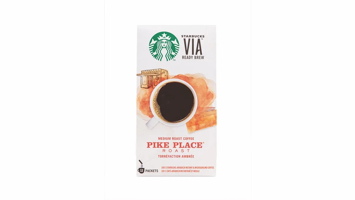 Starbucks Pike Place Roast VIA mikroőrleményű kávé